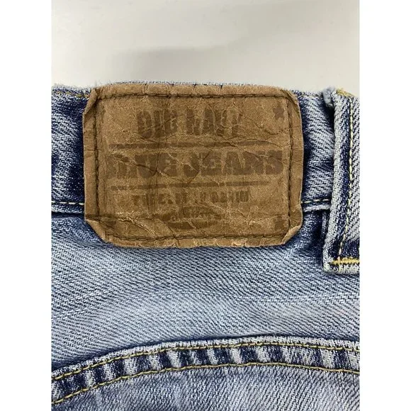 Old Navy Blue Jeans Men's 38x30 Distressed Y2K - Picture 5 of 11